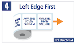 Label Out Left Edge First